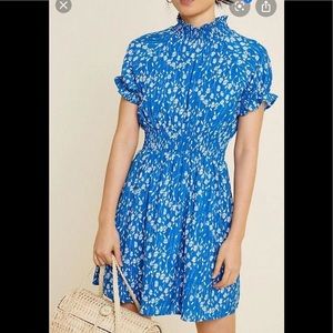 Hayden LA Dress - size large - floral smocked mini